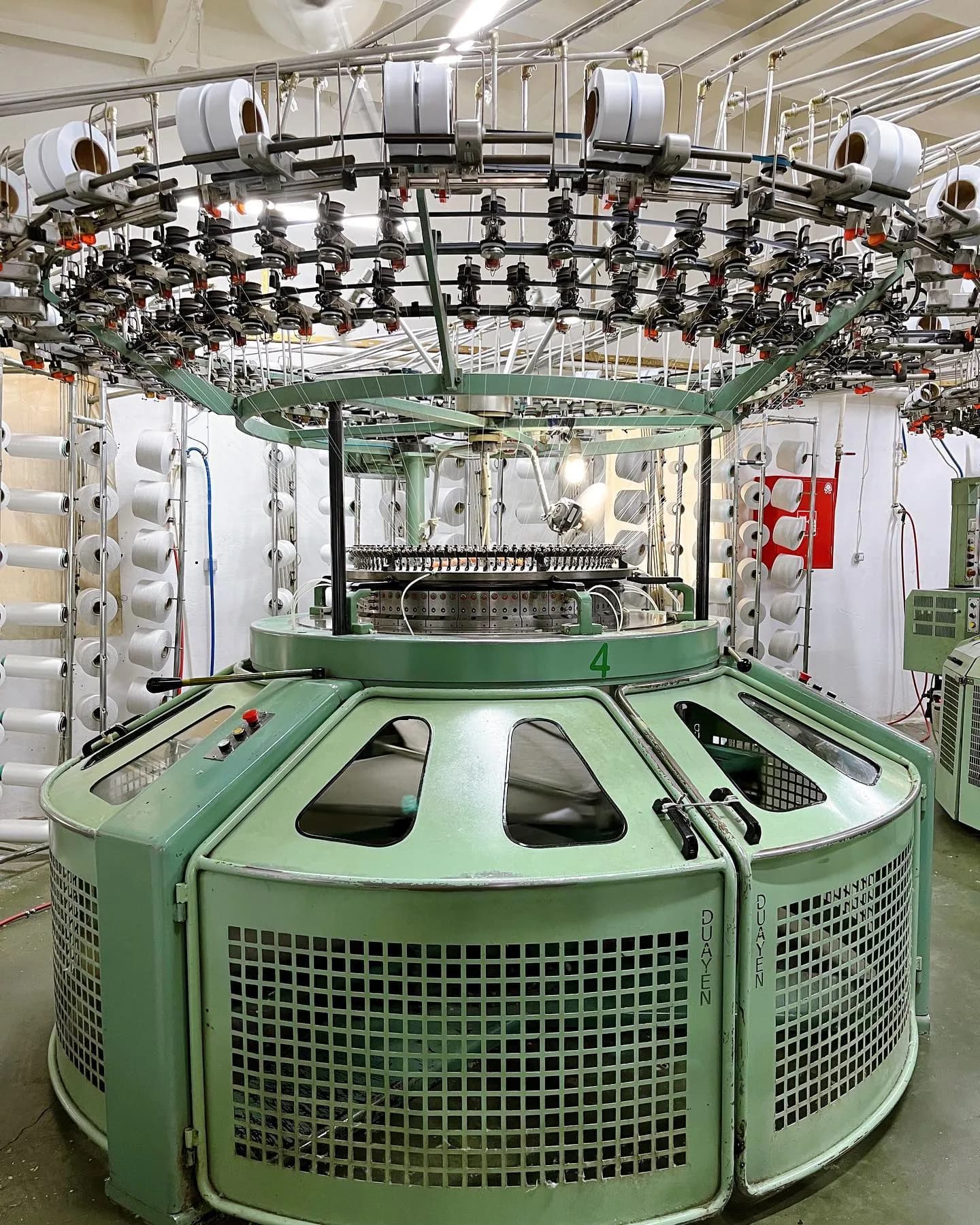Circular knitting machine in the Yusuf Uçar Örme Kumaş production archive